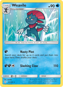 Weavile - pokemon TCG Card