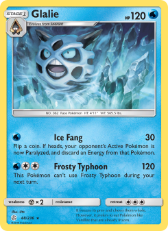 Glalie - pokemon TCG Card