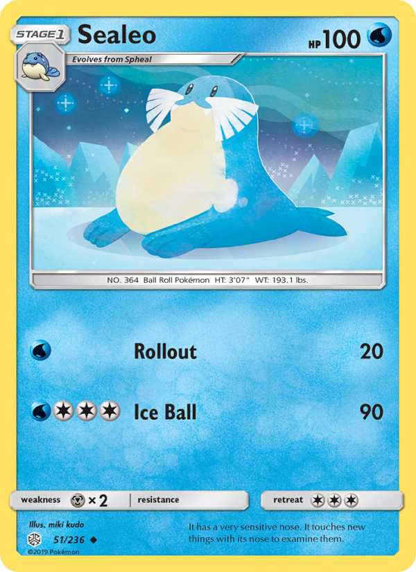 Sealeo - Pokémon TCG Card