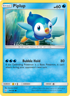 Piplup - pokemon TCG Card