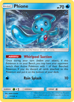 Phione - pokemon TCG Card