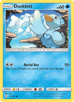Ducklett - pokemon TCG Card