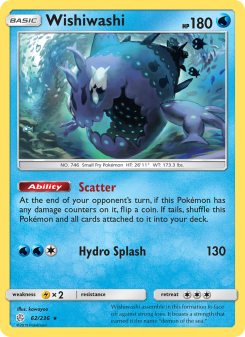 Wishiwashi - pokemon TCG Card