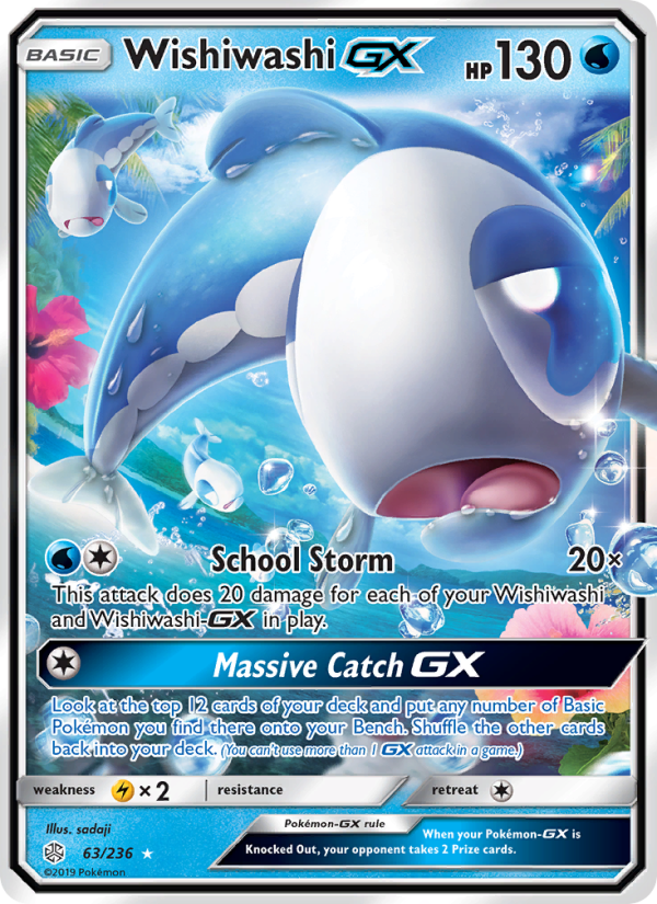 Wishiwashi GX - Pokémon TCG Card