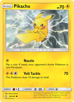 Pikachu - pokemon TCG Card