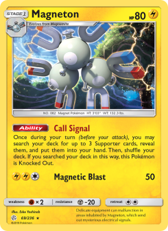 Magneton - pokemon TCG Card