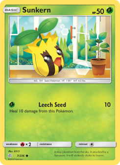 Sunkern - pokemon TCG Card