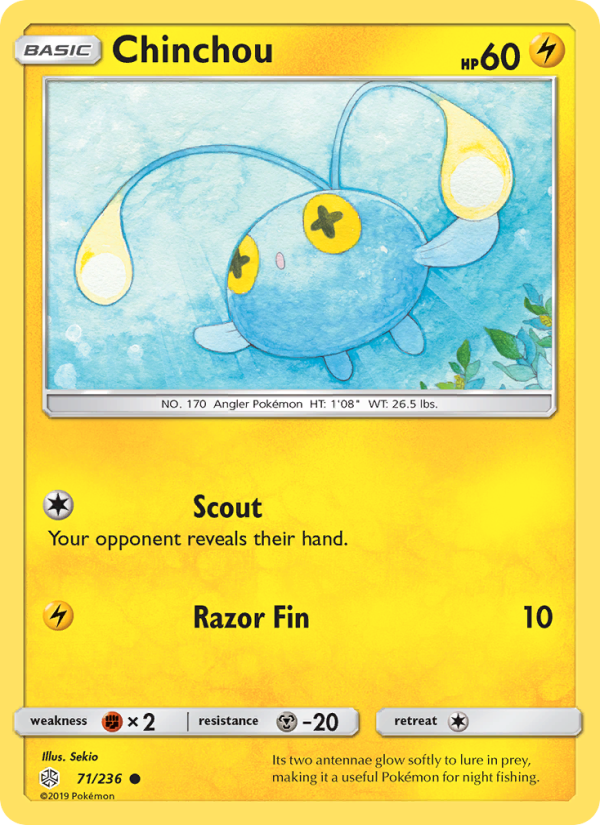 Chinchou - Pokémon TCG Card