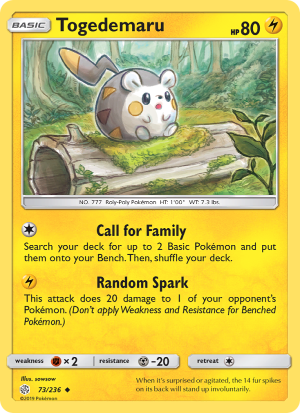 Togedemaru - Pokémon TCG Card
