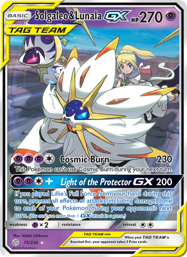 Solgaleo & Lunala GX - Pokémon TCG Card