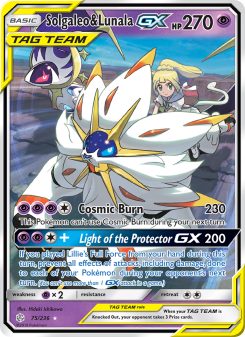 Solgaleo & Lunala GX - pokemon TCG Card