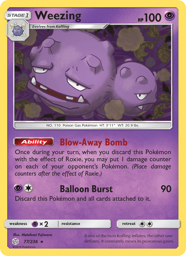 Weezing - Pokémon TCG Card