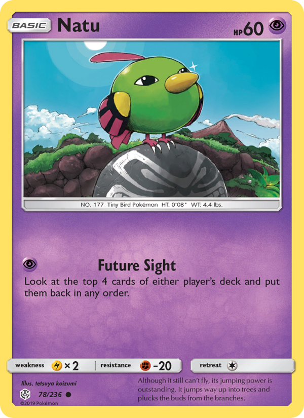Natu - Pokémon TCG Card