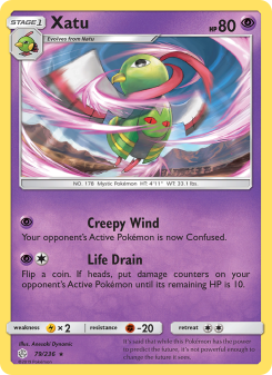 Xatu - pokemon TCG Card