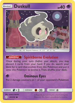 Duskull - pokemon TCG Card