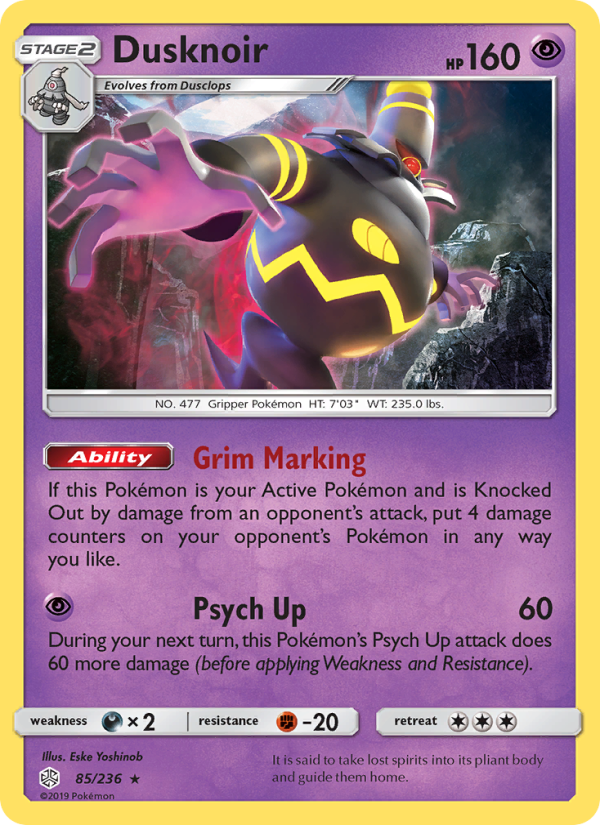 Dusknoir - Pokémon TCG Card