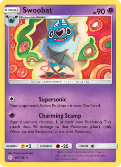 Swoobat - pokemon TCG Card