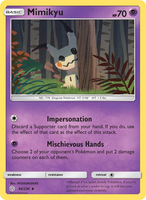 Mimikyu - Pokémon TCG Card