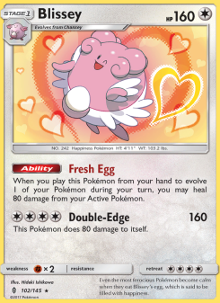 Blissey - pokemon TCG Card