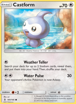 Castform - pokemon TCG Card
