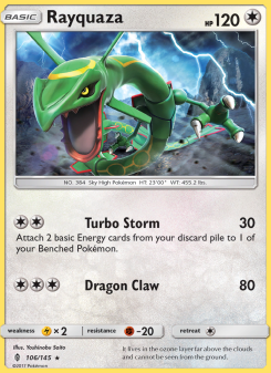 Rayquaza - pokemon TCG Card