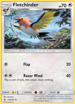 Fletchinder - pokemon TCG Card