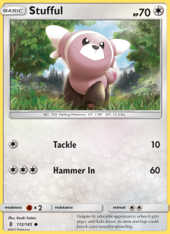 Stufful - pokemon TCG Card