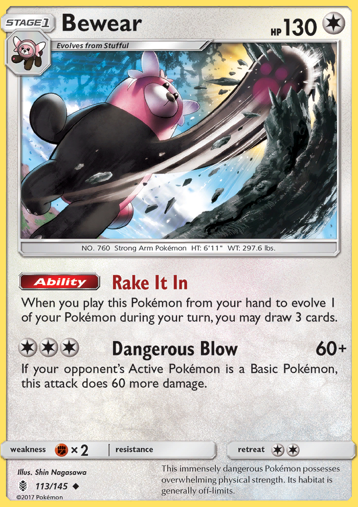 Bewear - Pokémon TCG Card