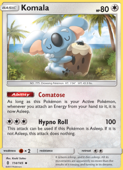 Komala - pokemon TCG Card