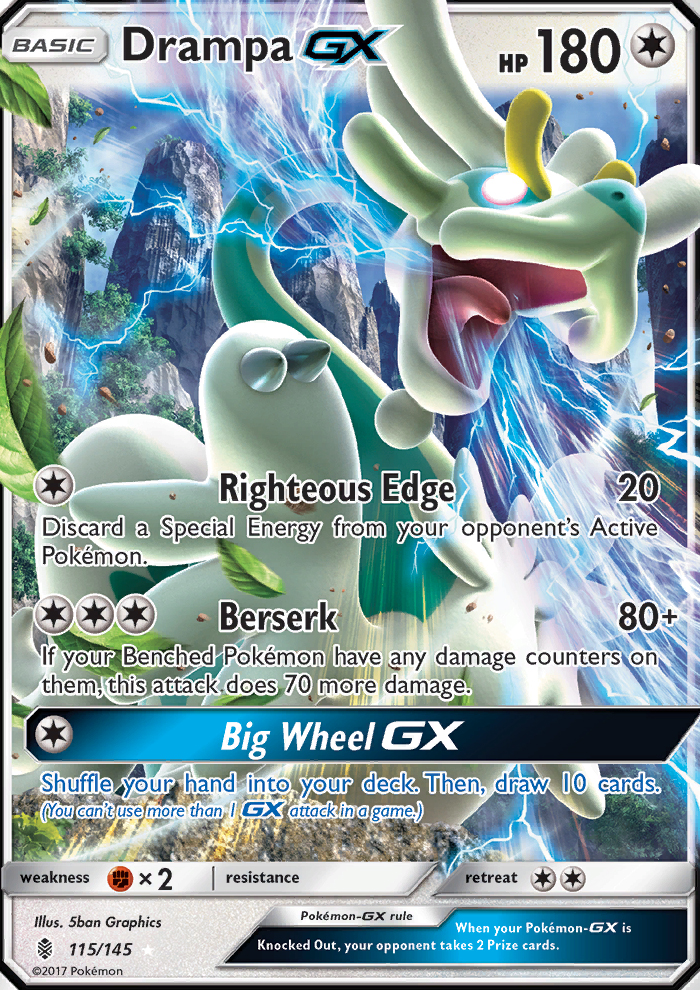 Drampa GX - Pokémon TCG Card
