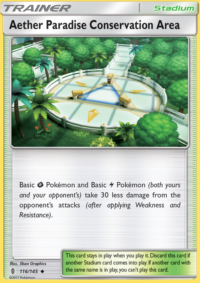 Aether Paradise Conservation Area - Pokémon TCG Card