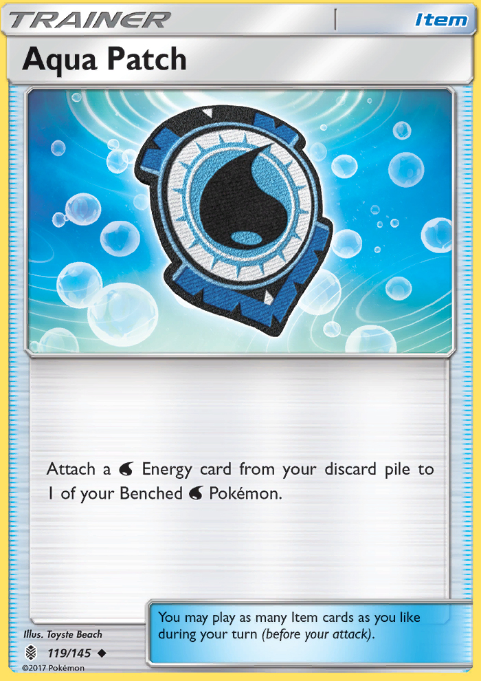 Aqua Patch - Pokémon TCG Card