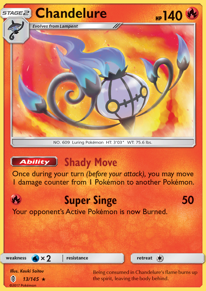 Chandelure - Pokémon TCG Card