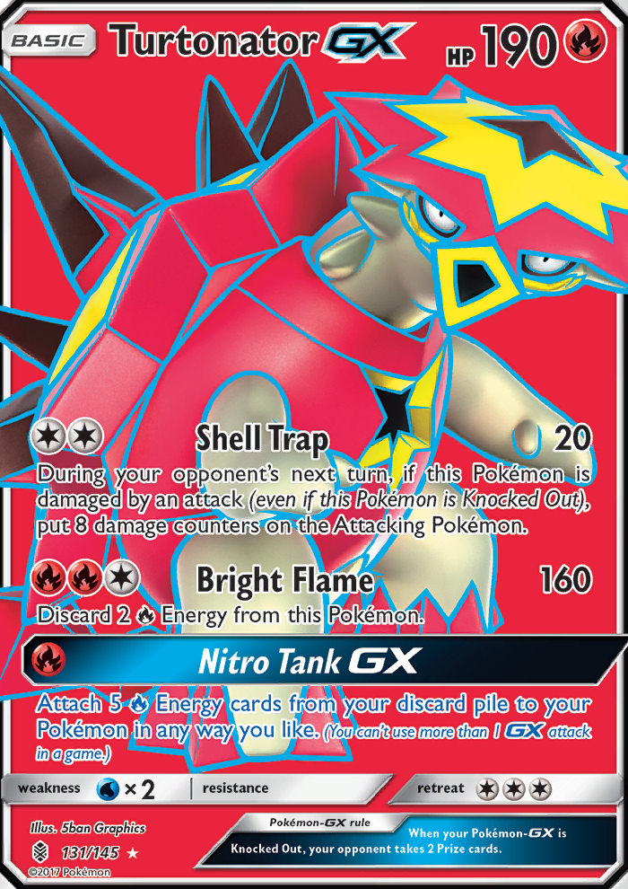 Turtonator GX - Pokémon TCG Card