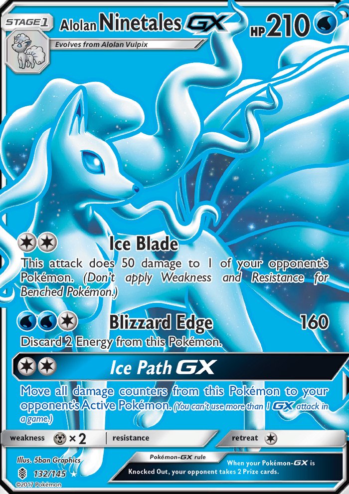 Alolan Ninetales GX - Pokémon TCG Card
