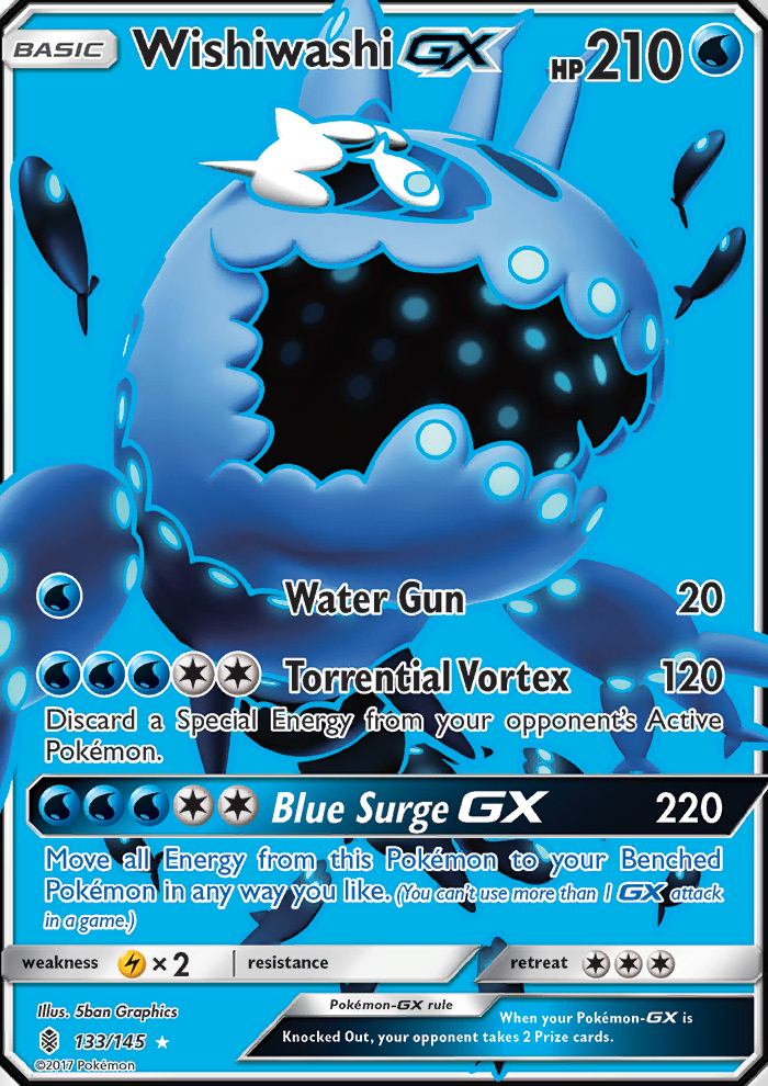 Wishiwashi GX - Pokémon TCG Card