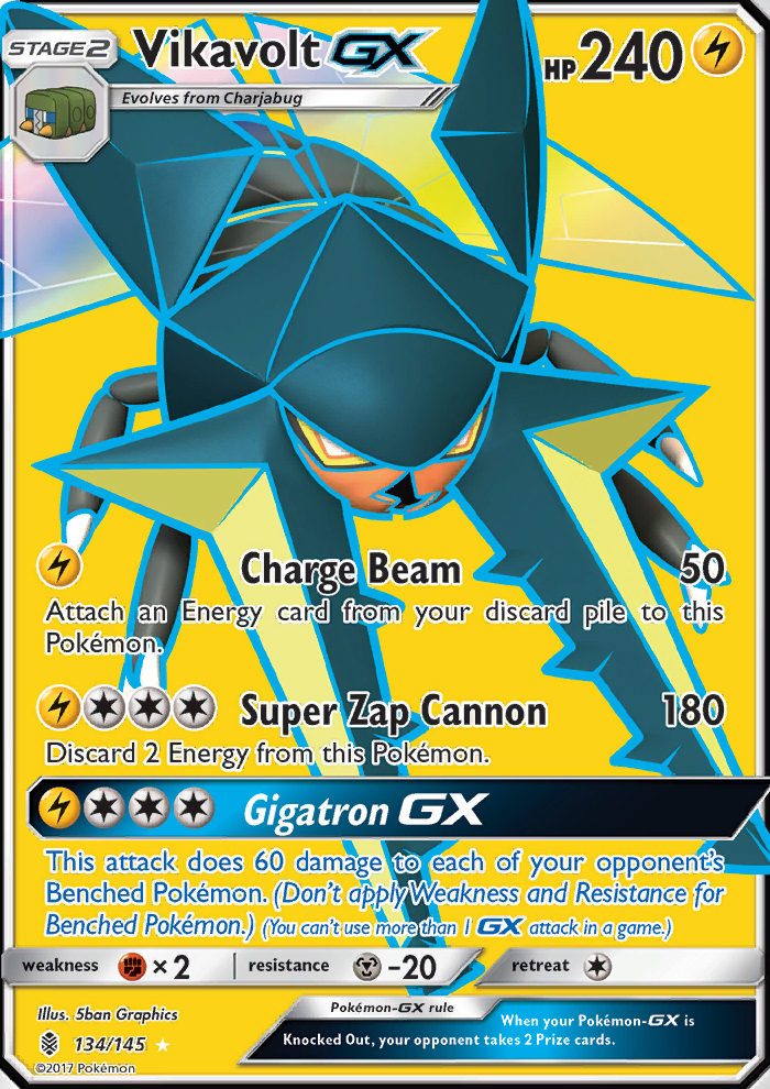 Vikavolt GX - Pokémon TCG Card