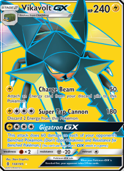 Vikavolt GX - pokemon TCG Card