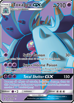 Toxapex GX - pokemon TCG Card