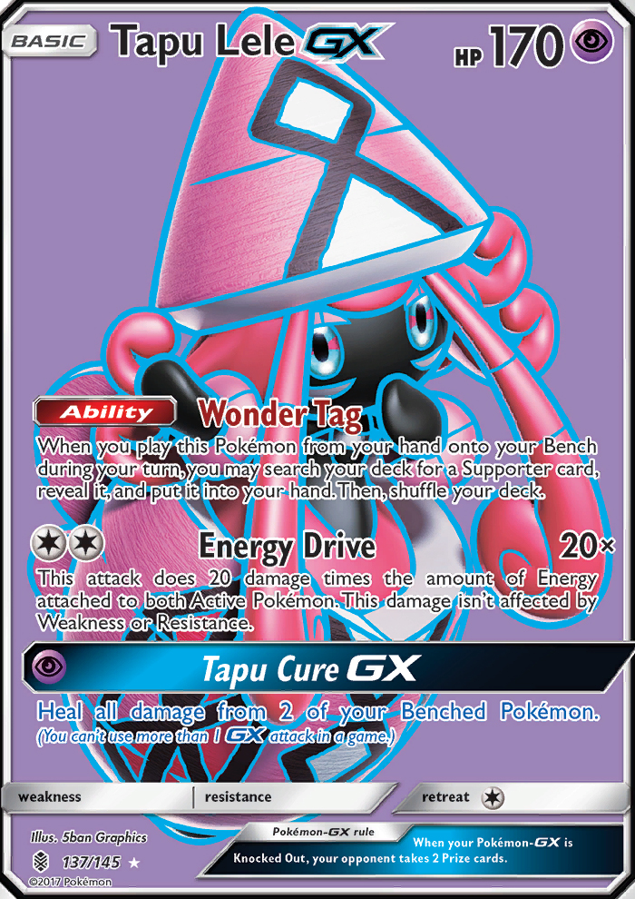 Tapu Lele GX - Pokémon TCG Card