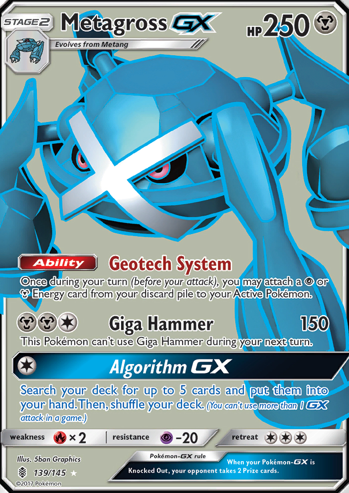 Metagross GX - Pokémon TCG Card