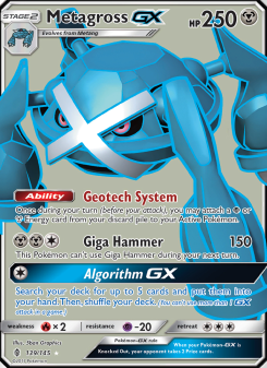 Metagross GX - pokemon TCG Card