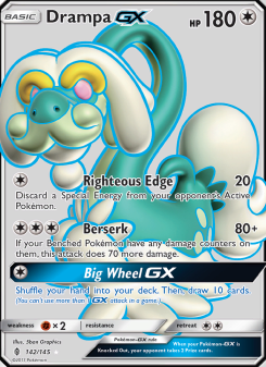 Drampa GX - pokemon TCG Card