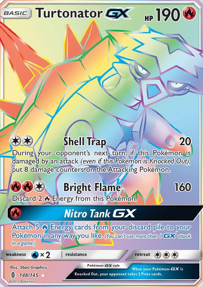 Turtonator GX - Pokémon TCG Card