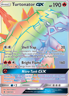 Turtonator GX - pokemon TCG Card