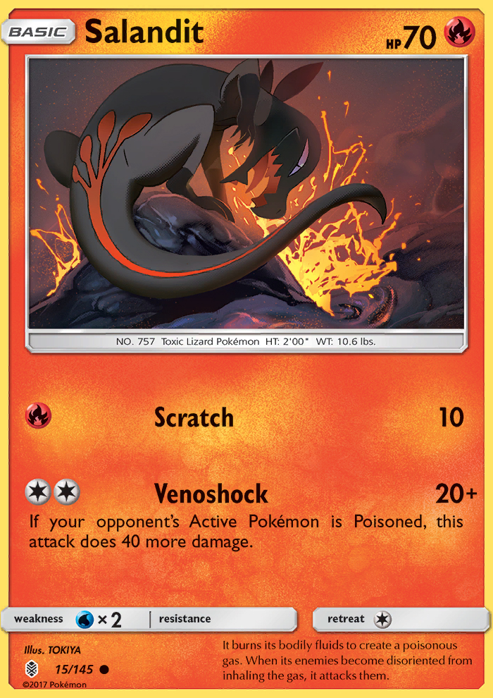 Salandit - Pokémon TCG Card