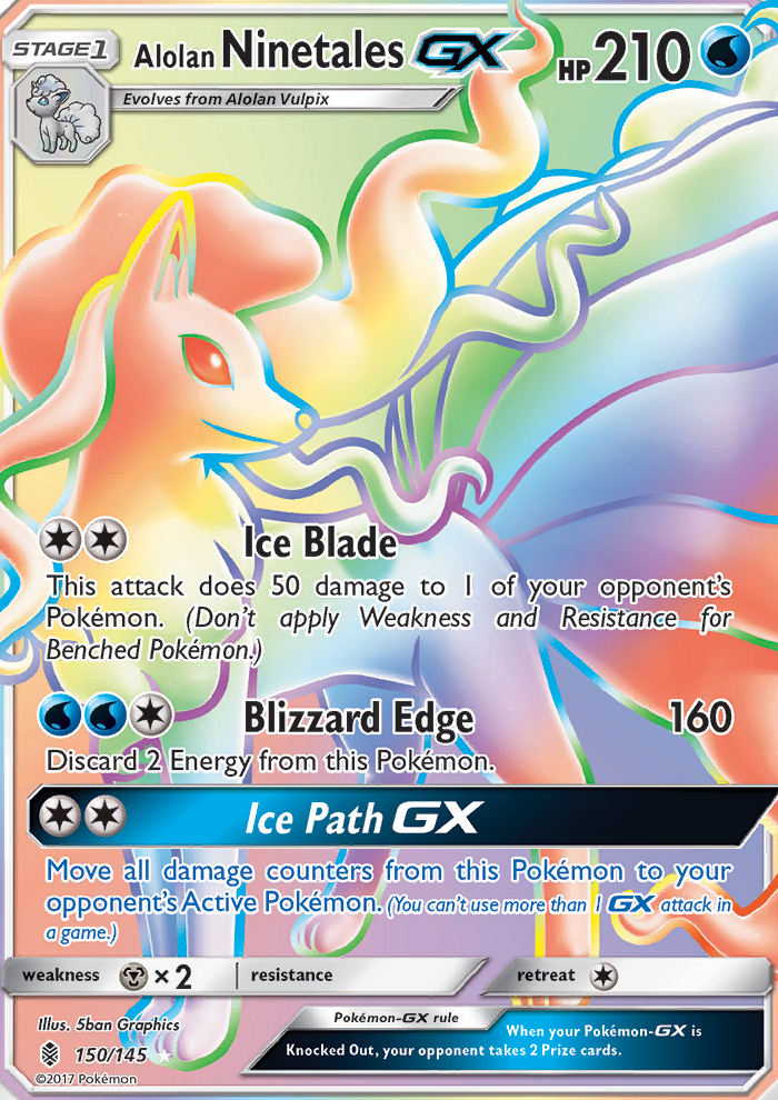 Alolan Ninetales GX - Pokémon TCG Card