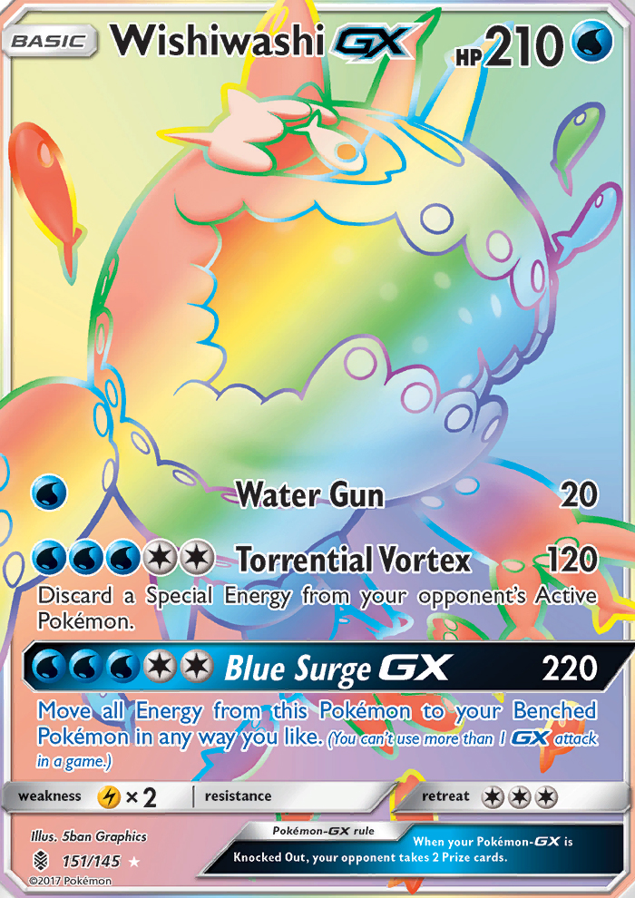 Wishiwashi GX - Pokémon TCG Card