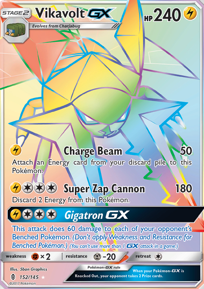 Vikavolt GX - Pokémon TCG Card