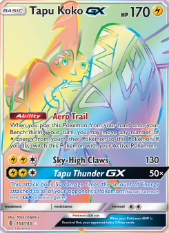 Tapu Koko GX - pokemon TCG Card